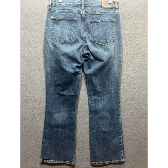 LRL Lauren Ralph Lauren Bootcut Jeans Blue Denim Womens Size 10 - Picture 3 of 13